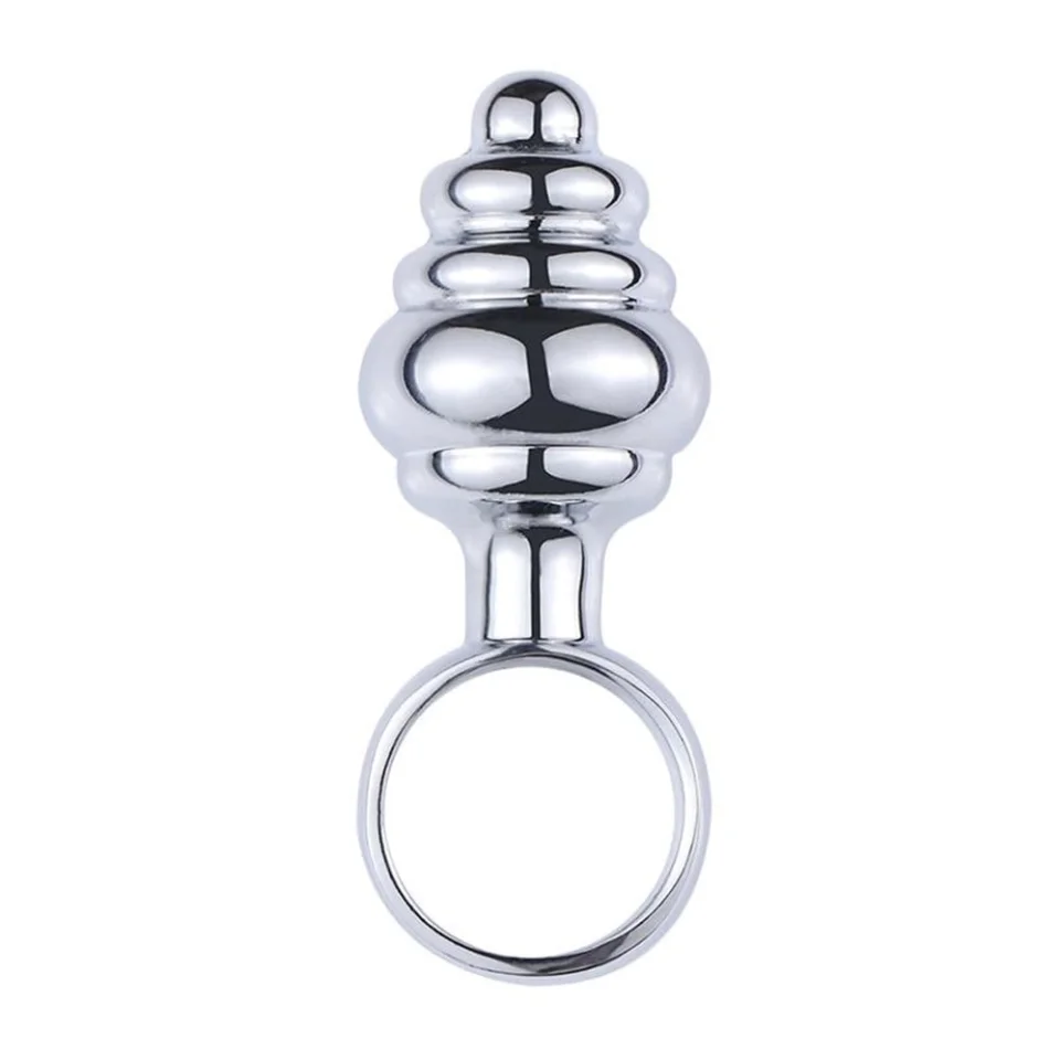 #5899 - Paslanmaz Çelik Boğumlu Anal Tıkaç Plug