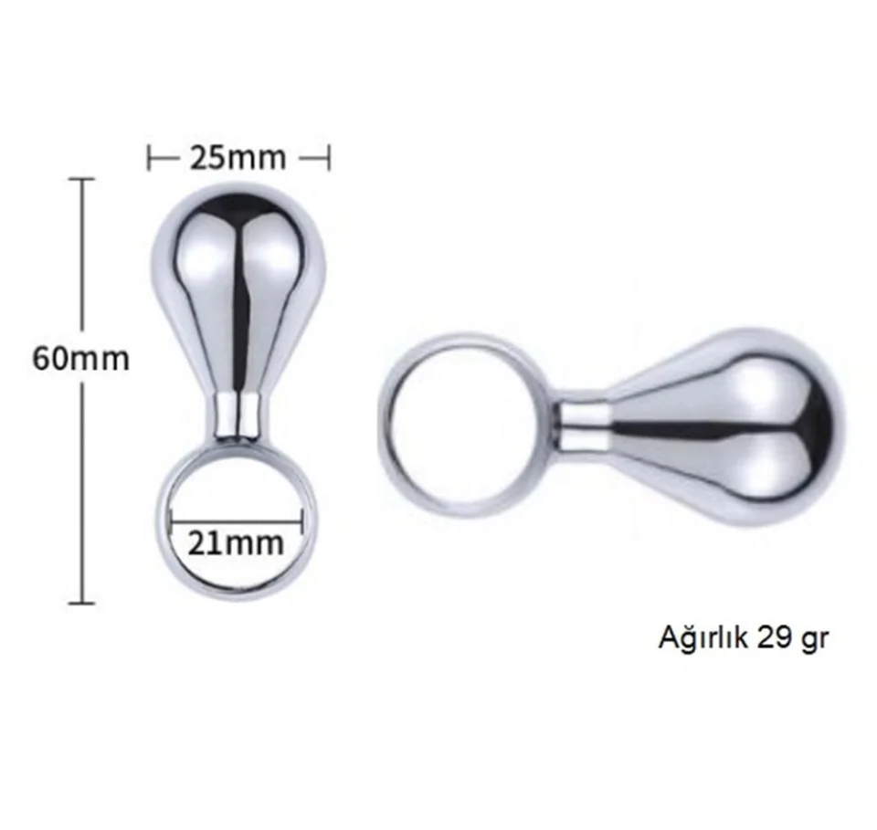 #5901 - Paslanmaz Çelik Anal Tıkaç Plug