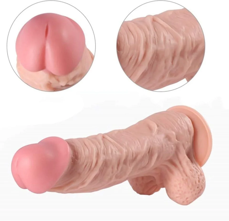#481 - 32,5 cm Realistik Büyük Boy Kalın Dildo Penis