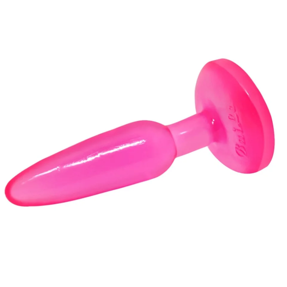 #5940 - 14 cm Vantuzlu Jel Anal Plug