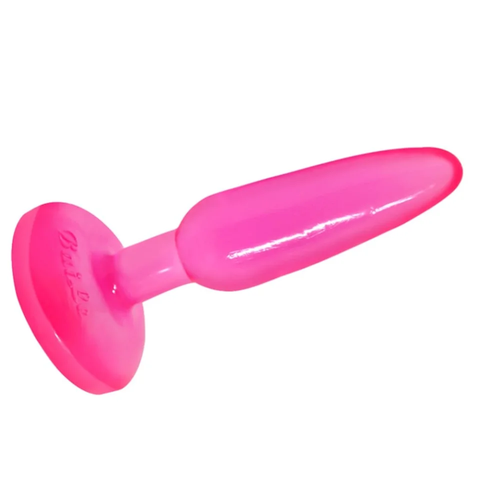 #5943 - 14 cm Vantuzlu Jel Anal Plug