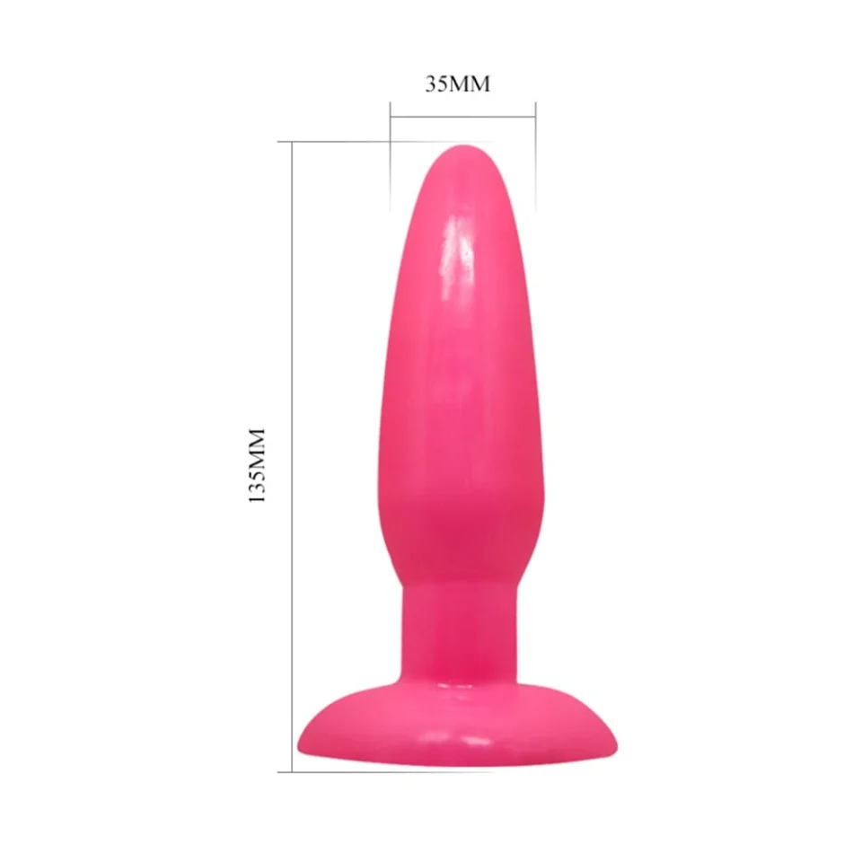 #5956 - 13,5 cm Vantuzlu Jel Anal Plug