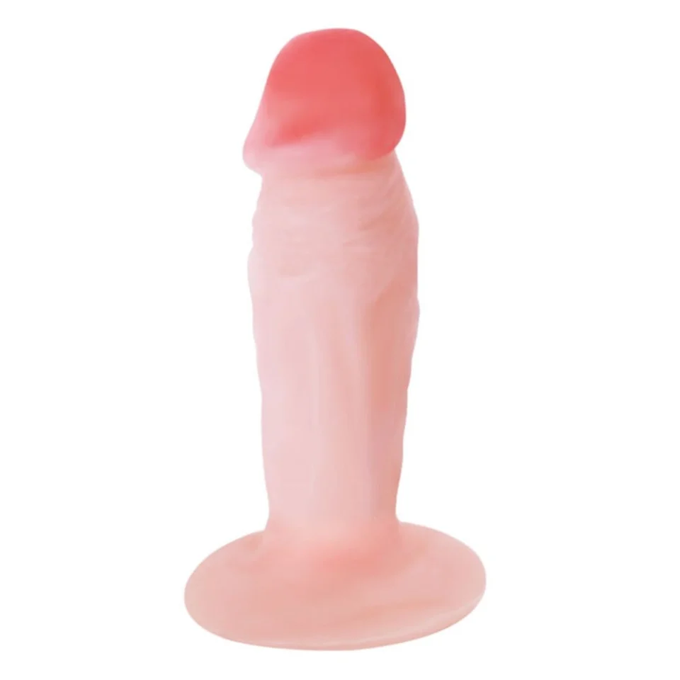 #5964 - 11 cm Vantuzlu Damarlı Penis Anal Plug