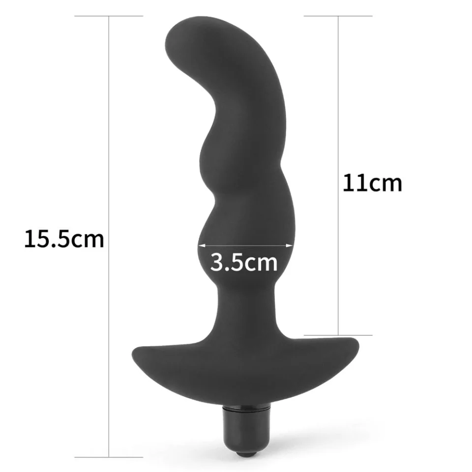 #5969 - Prostat ve Testis Uyarıcılı Titreşimli Anal Vibratör Anal Plug