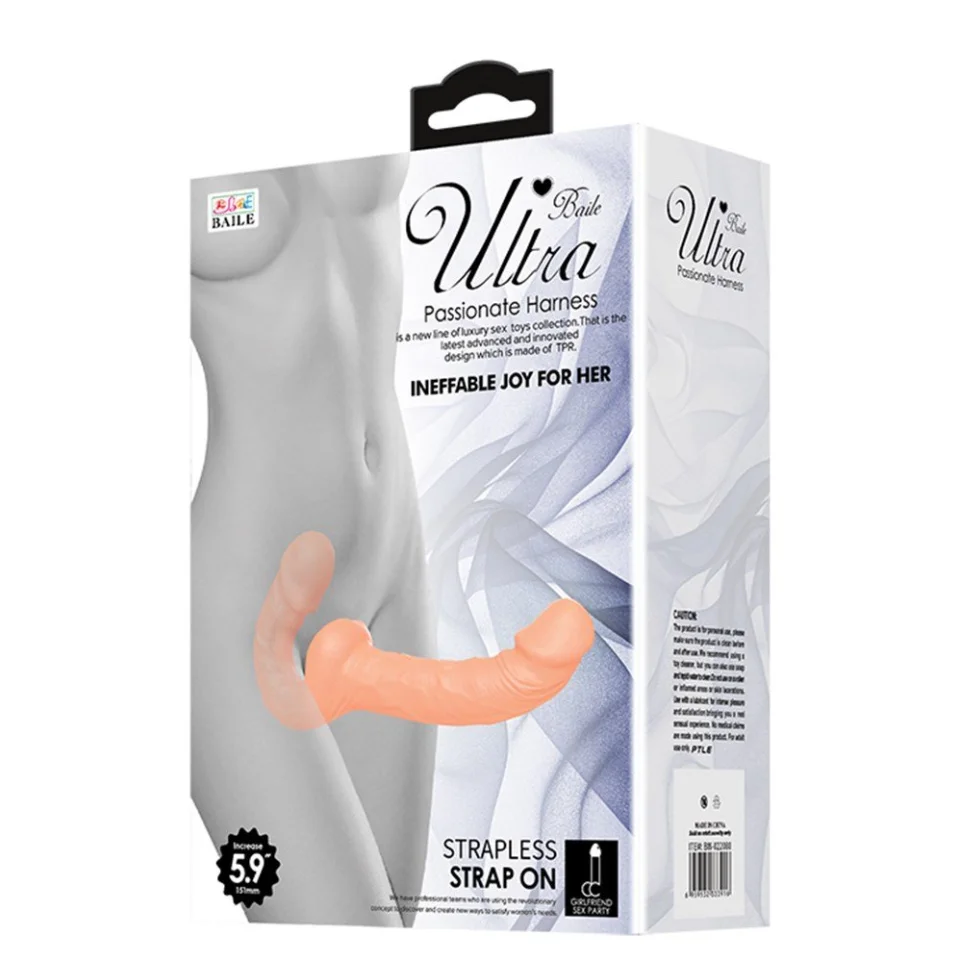 #488 - Çift Taraflı Lezbiyen Penis Süper Gerçekçi Strapless