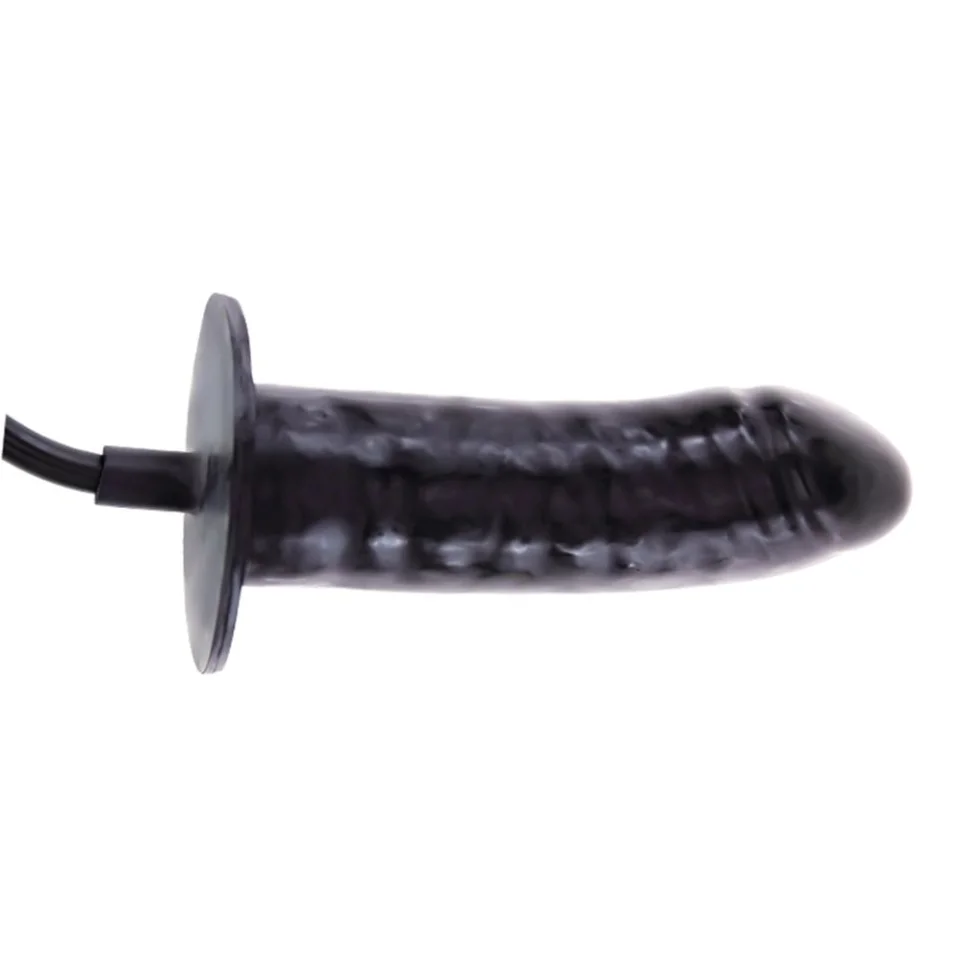#6015 - Şişebilen Pompalı Zenci Penis Anal Tıkaç