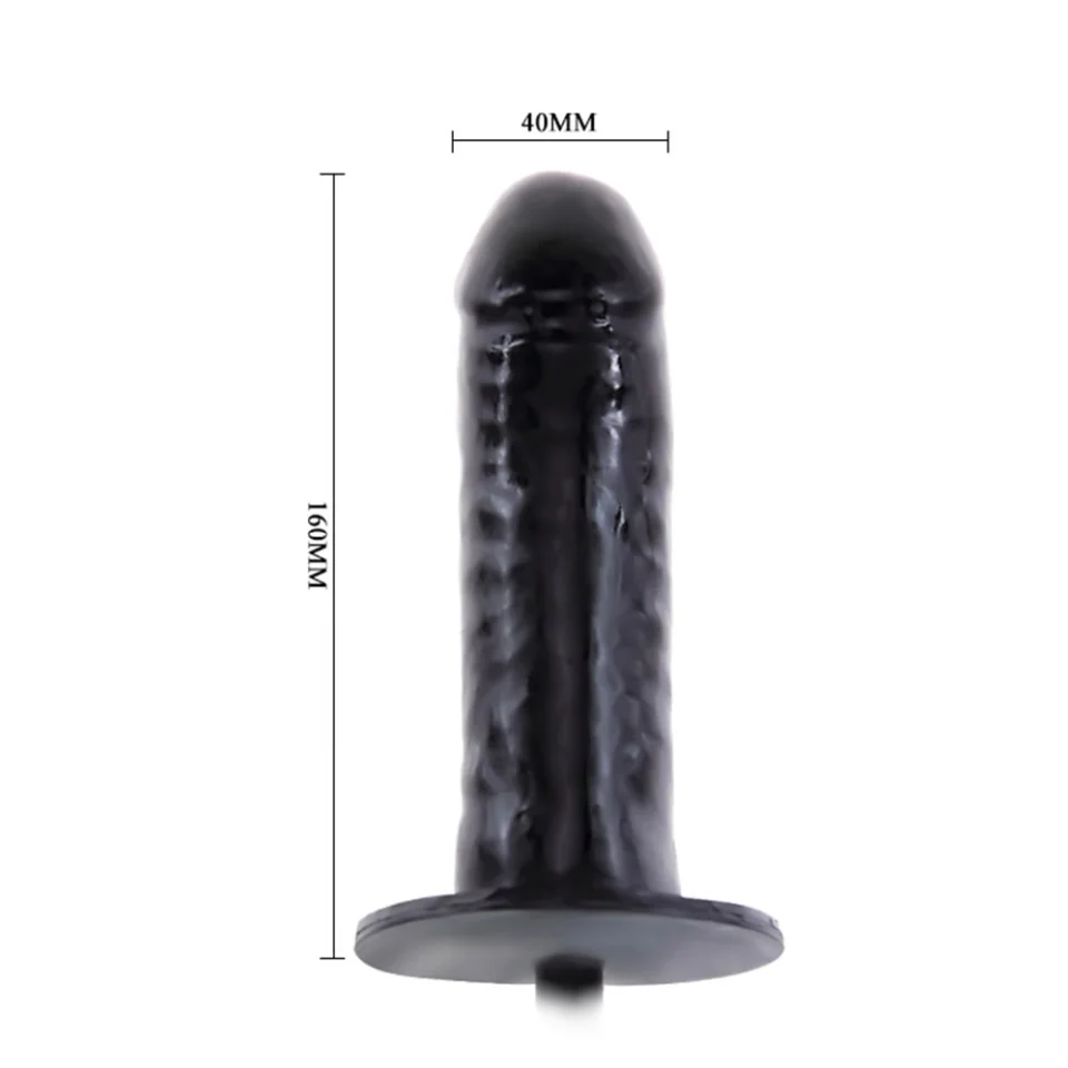 #6016 - Şişebilen Pompalı Zenci Penis Anal Tıkaç
