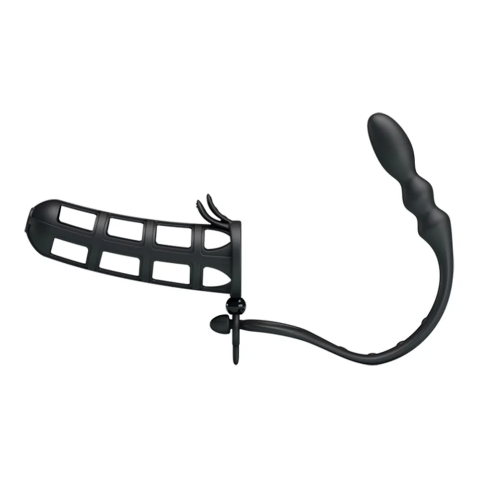 #6034 - Anal Tıkaçlı Penis Kılıfı