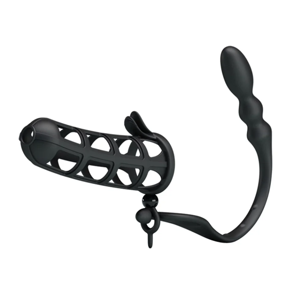 #6038 - Anal Tıkaçlı Penis Kılıfı