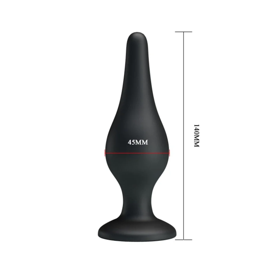 #6082 - 14 cm Vantuzlu Anal Alıştırıcı Tıkaç