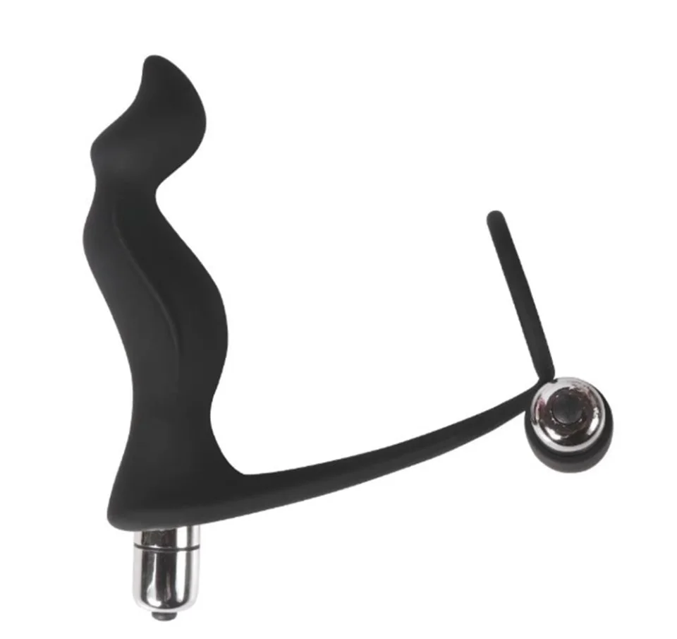 #6133 - Çift Motorlu Prostat Vibratör ve Penis Halkası - Krell