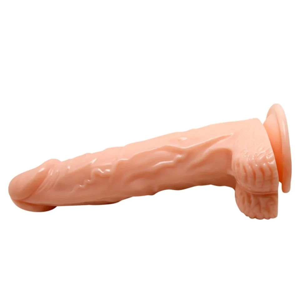#506 - 20,5 cm Isıtma Özellikli Oynar Başlı Kumandalı Titreşimli Dildo