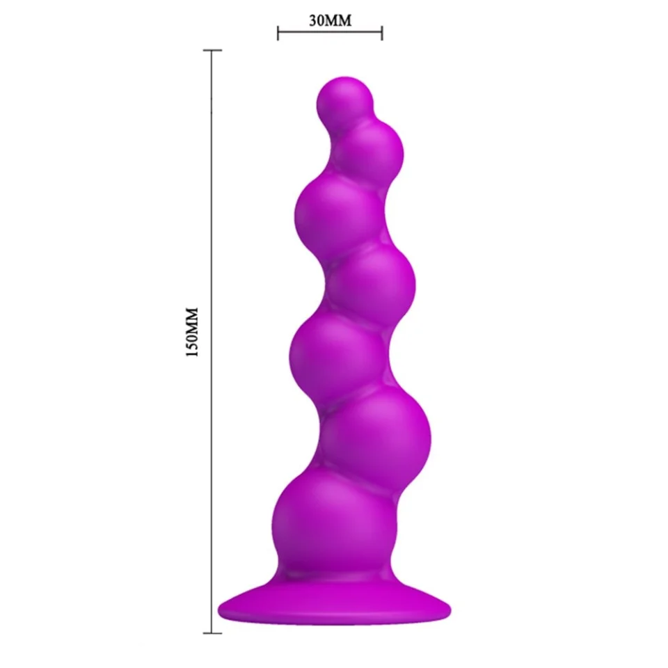 #6225 - 15 cm Sıralı Boğumlu Anal Açıcı Plug