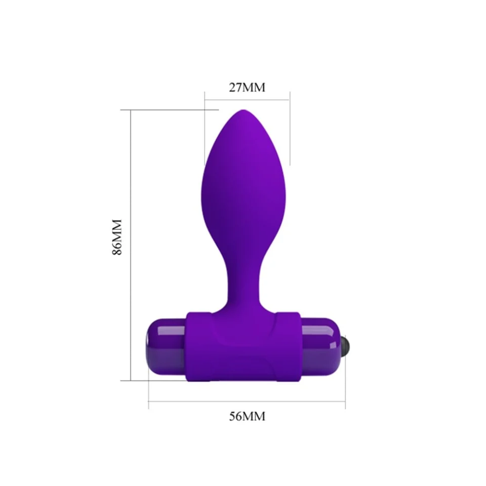 #6258 - 10 Fonksiyonlu Titreşimli Anal Plug