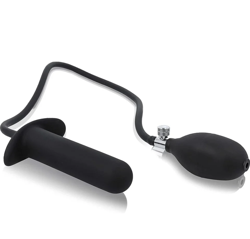 #6285 - Şişebilen Pompalı Anal Plug - Big