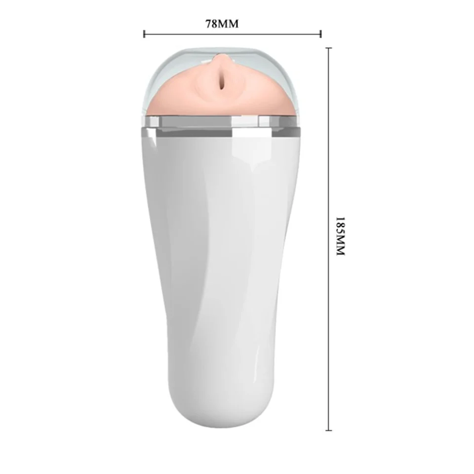 #6463 - 18,5 cm Gerçekçi Doku Realistik Suni Vajina Mastürbatör