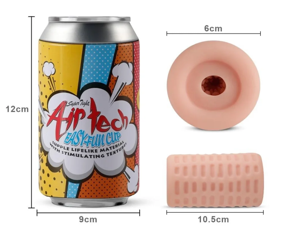 #6479 - 12 cm Gerçekçi Doku Realistik Suni Vajina Mastürbatör