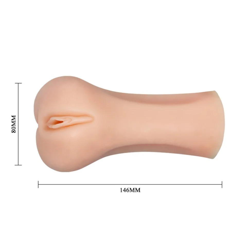 #6511 - 3 Boyutlu Suni Vajina Mastürbatör - Modesty