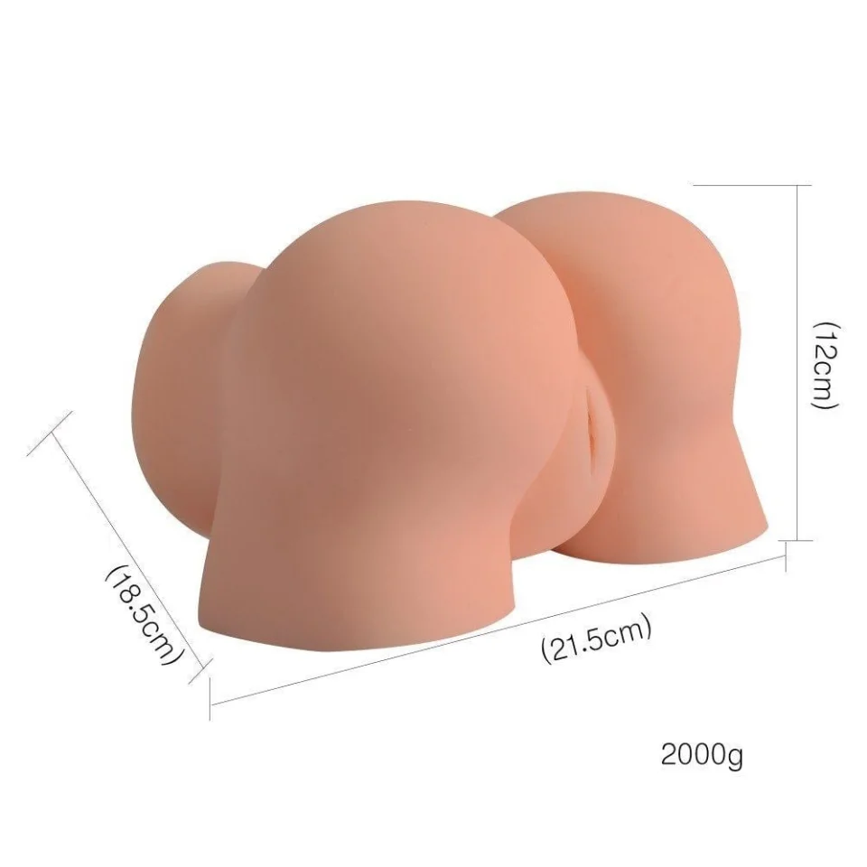 #6552 - 2 İşlevli 3D Realistik Kalça Suni Vajina Anüs - Bad Girl