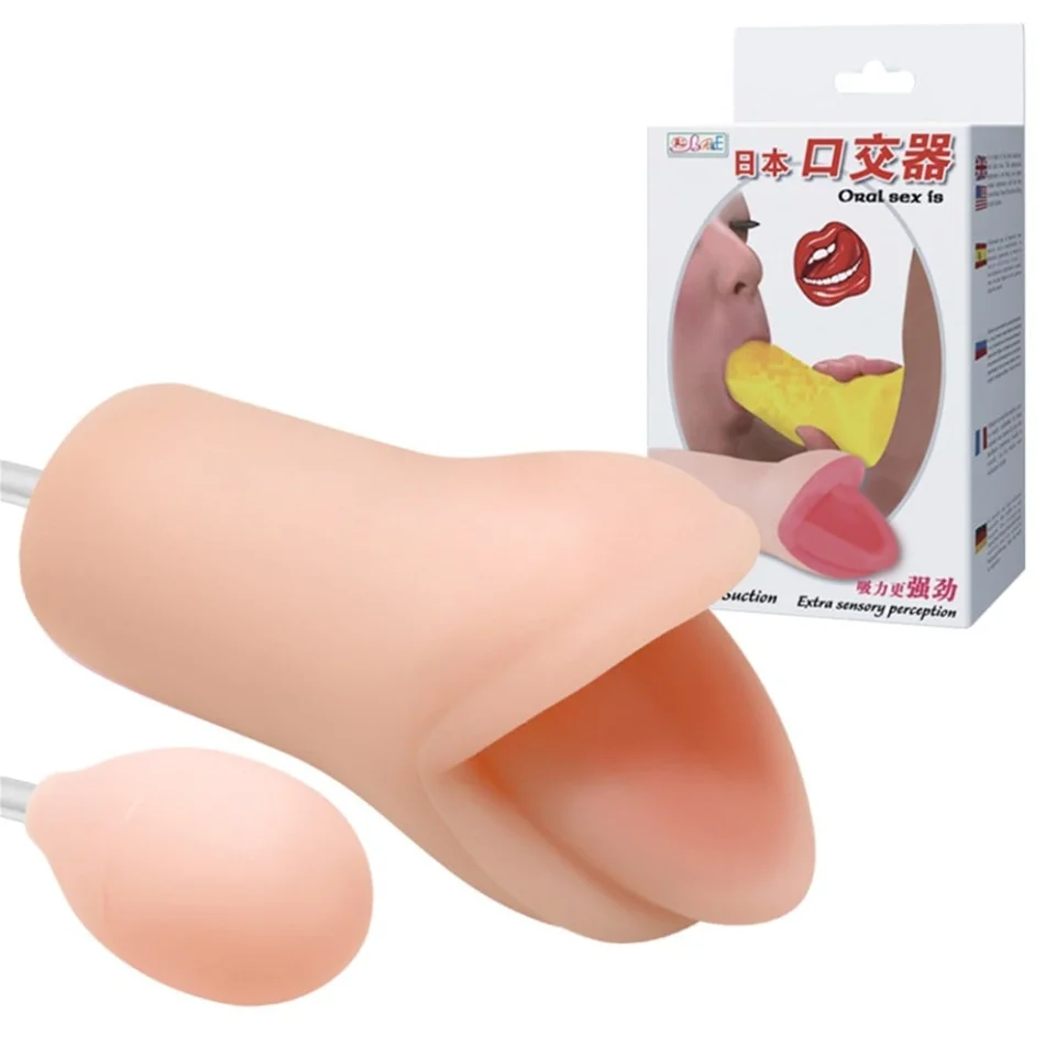 #6623 - 3 Boyutlu Emme Pompalı Suni Oral Mastürbatör