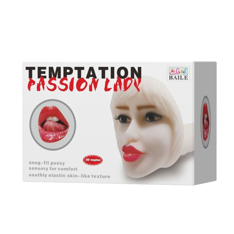 #6626 - 3 Boyutlu Gerçekçi Yüz Şeklinde Titreşimli Oral Mastürbatör