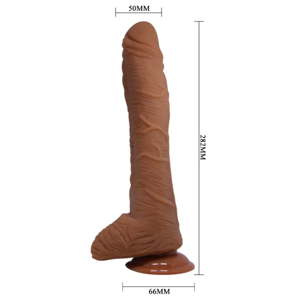 #610 - 28,2 cm Gerçekçi Kalın Dildo Penis