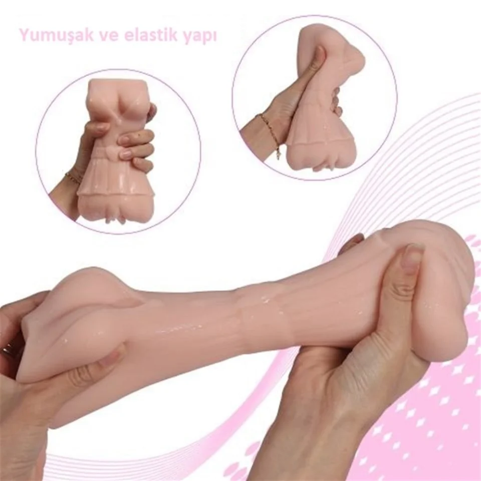 #6762 - Göğüslü Realistik Suni Vajina Mastürbatör - Belinda