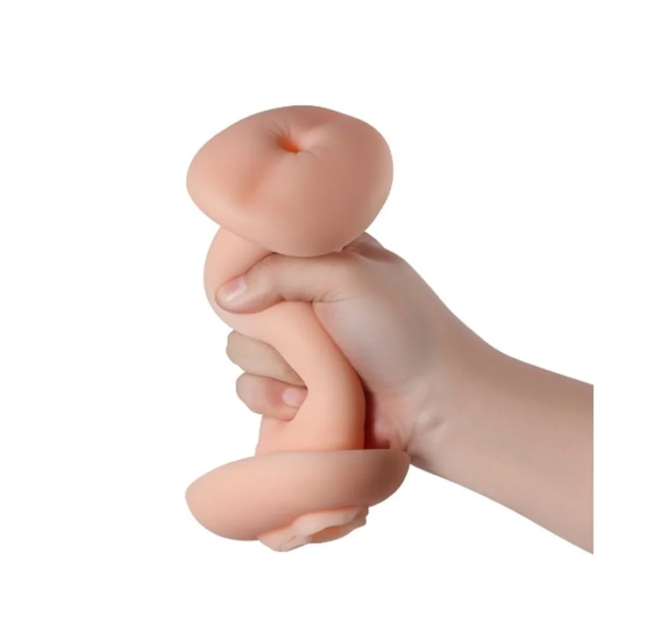 #6772 - Çift Taraflı Realistik Suni Anal Vajinal Mastürbatör