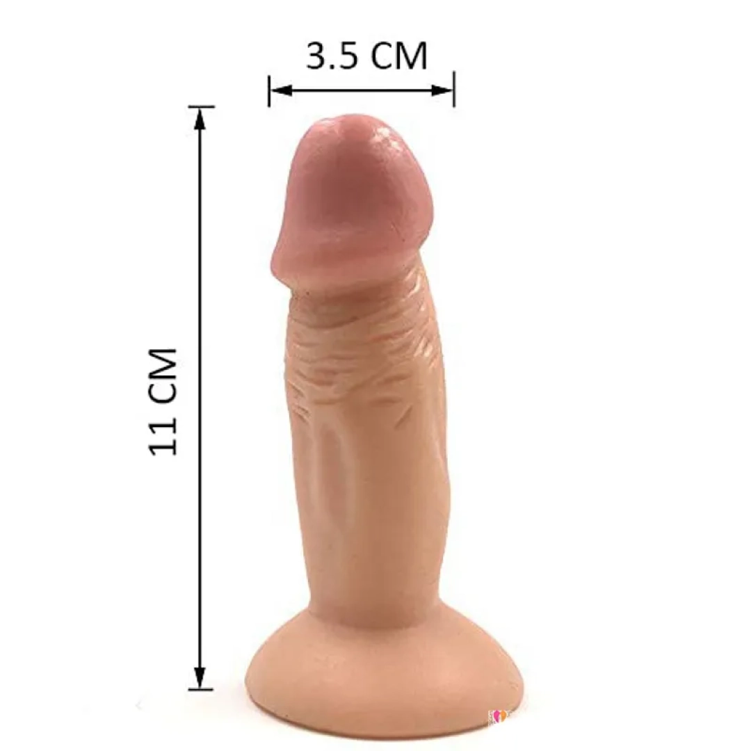 #12495 - Realistik Esnek Mini Boy 11 Cm Gerçekçi Dildo