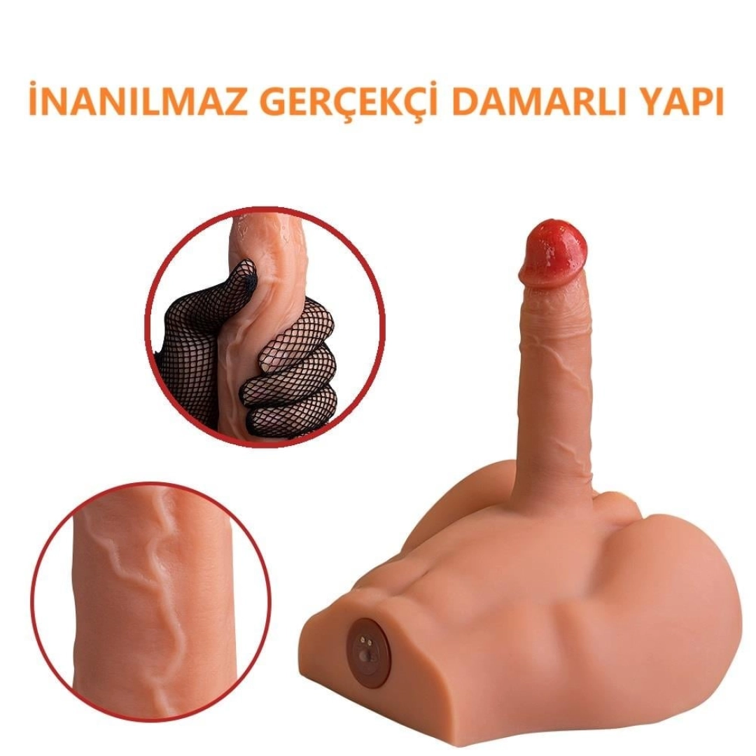 #12615 - Realistik İleri Geri Hareketli 17,5 cm Penisli Erkek Vücut