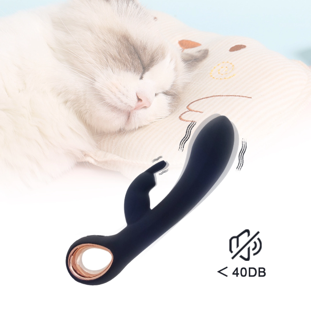 #12327 - Isıtmalı Klitoral Uyarımlı USB Şarjlı Su Geçirmez Tavşan Vibratör