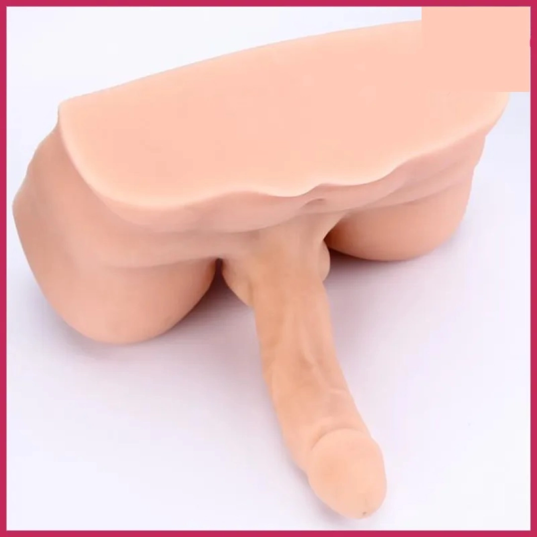#12440 - Dildolu Anal Girişli Yarım Bel Vücut Erkek Mastürbatör