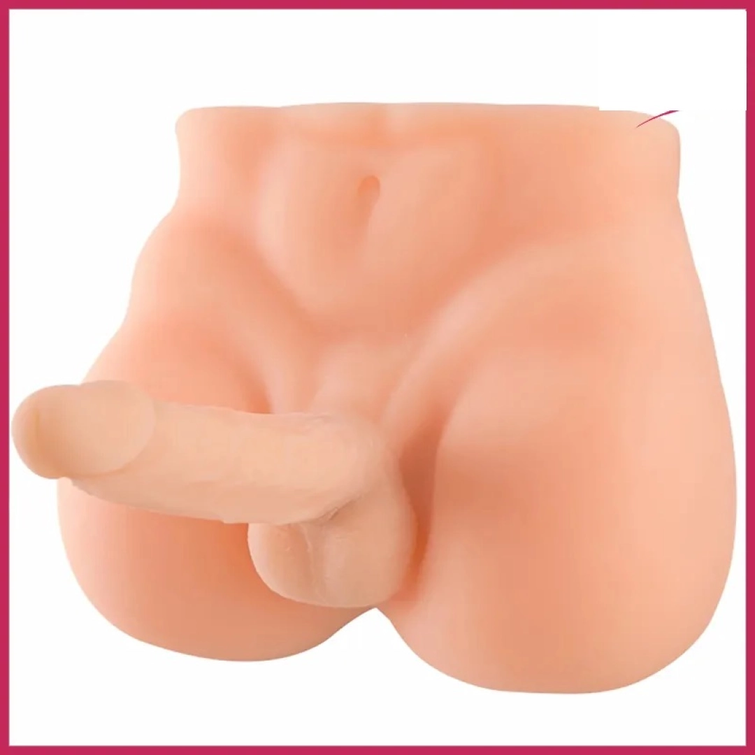 #12442 - Dildolu Anal Girişli Yarım Bel Vücut Erkek Mastürbatör