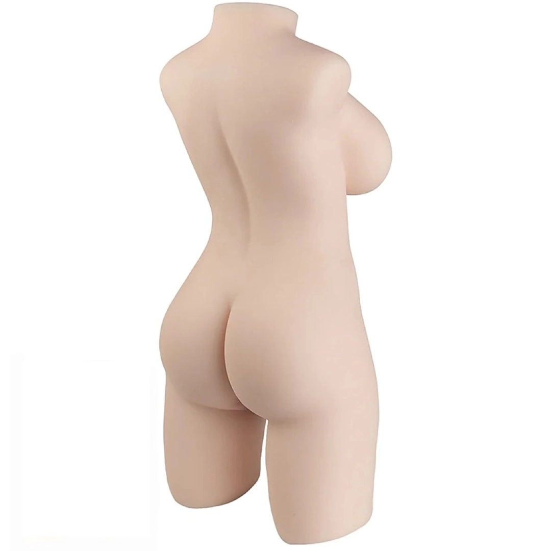 #12433 - 54 Cm 9 Kg Yarım Vücut Gerçekçi Realistik Mastürbatör