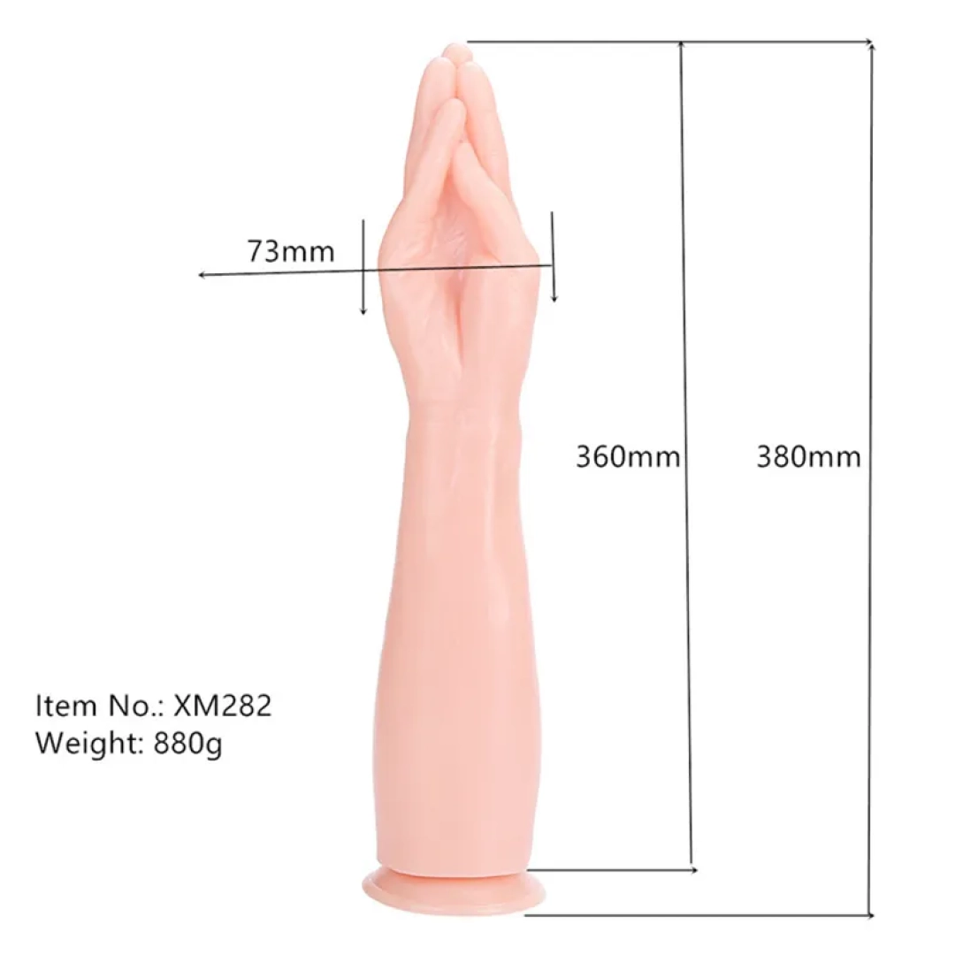 #12294 - 38 Cm Ten Rengi El ve Kol Fisting Dildo
