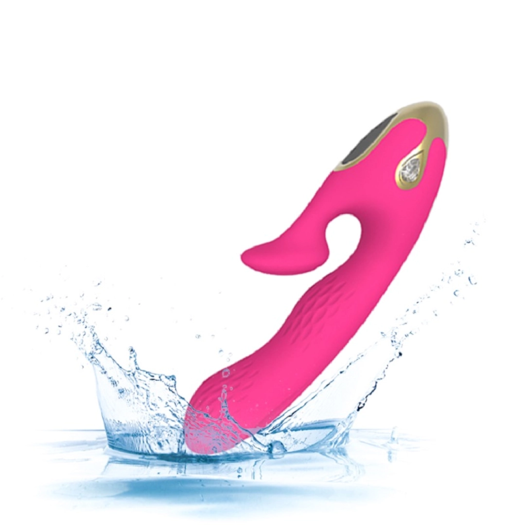 #12345 - USB Şarjlı Isıtmalı G-Spot Uyarımlı Su Geçirmez Vibratör