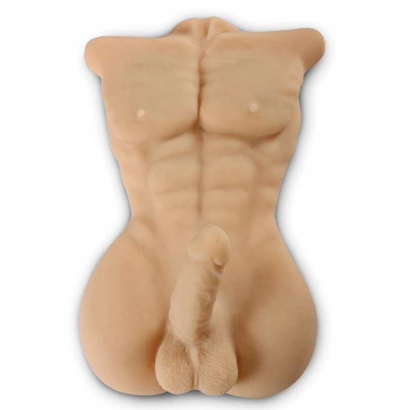 #12451 - Penisli Gerçekçi Yarım Vücut Erkek Mastürbatör