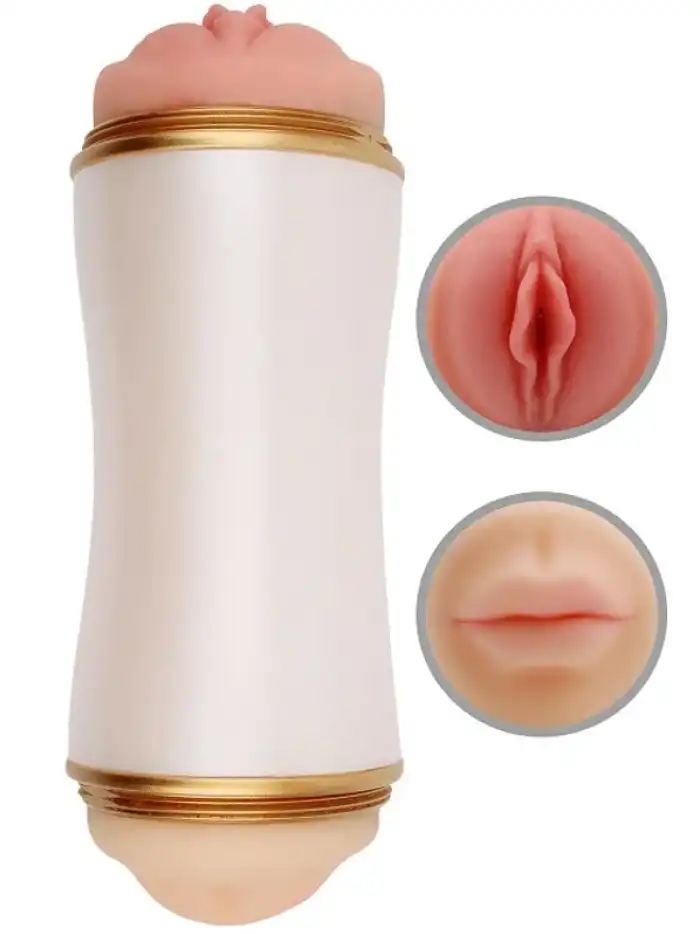 #AMLL1 - Reallistik Vajinal Oral Çift Taraflı Mastürbatör
