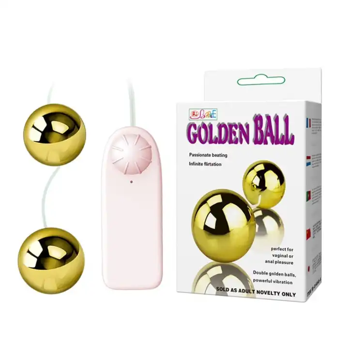 #B1008 - Golden Ball Kumandalı Titreşim Topları