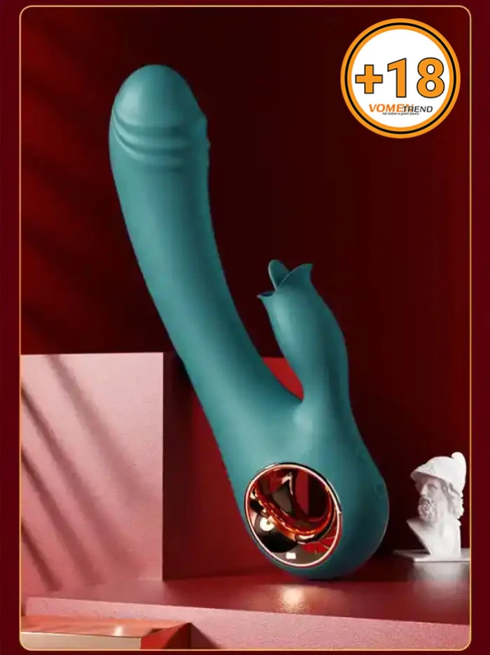 #LLB2231 - Dil Sitimilasyonlu Isıtmalı Şarjlı Vibratör 19 cm