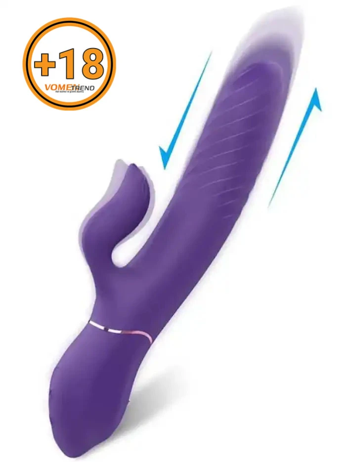 #S142-2 - İleri Geri Hareketli Isıtmalı Şarjlı G-Spot Vibratör 21 cm