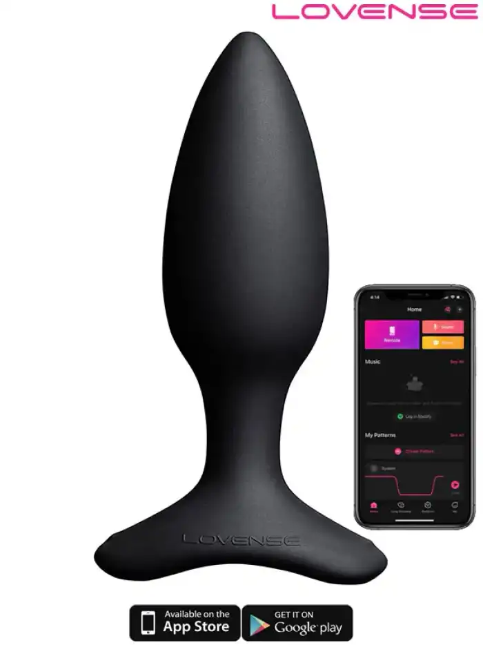 #LVHS2-1-5 - Lovense HUSH 2 Anal Plug 1.5″ App Controlled