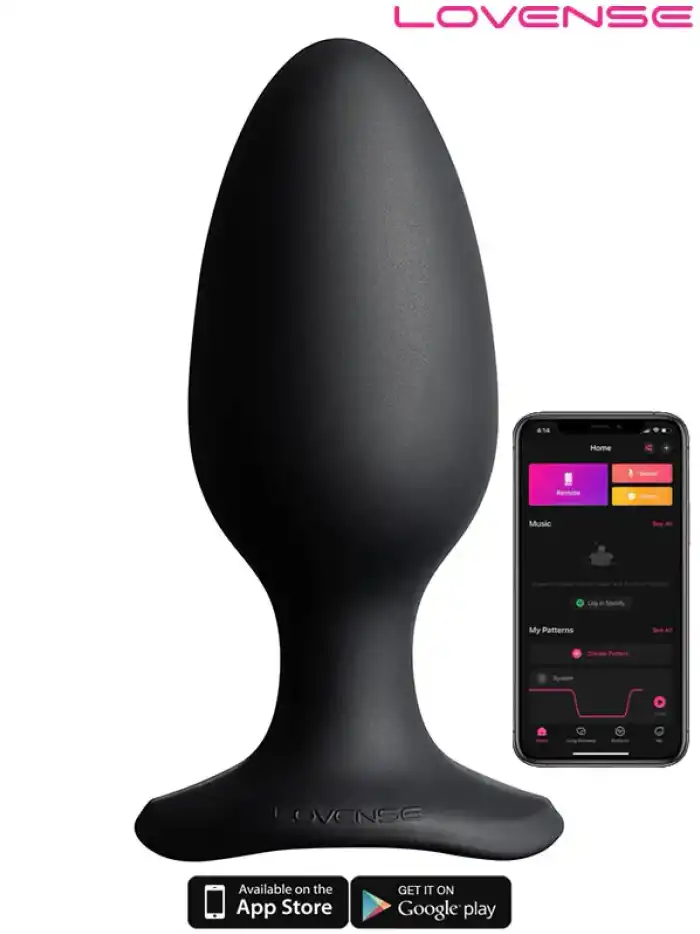 #LVHS2-2-25 - Lovense HUSH 2 Anal Plug 2.25″ App Controlled