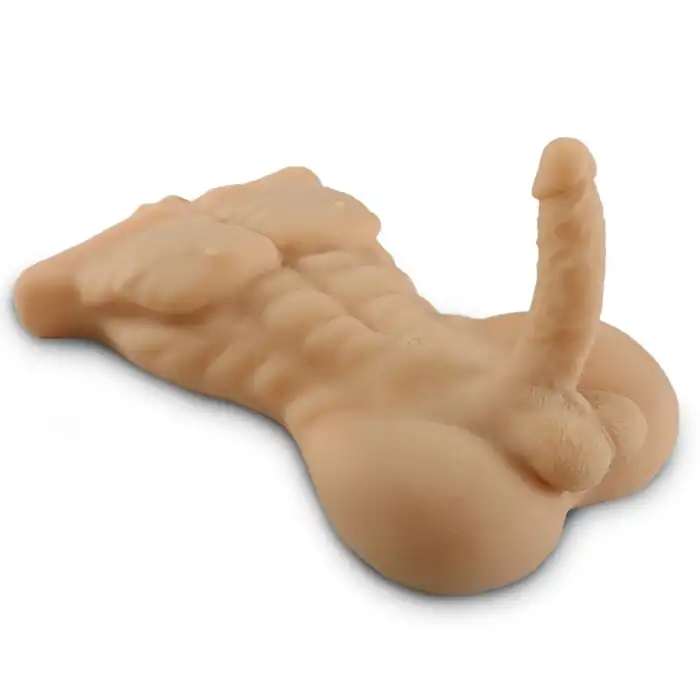 #U6071 - 2 İşlevli Gerçek Ölçülerde Realistik 18cm Penisli Erkek Vücut - Daniel