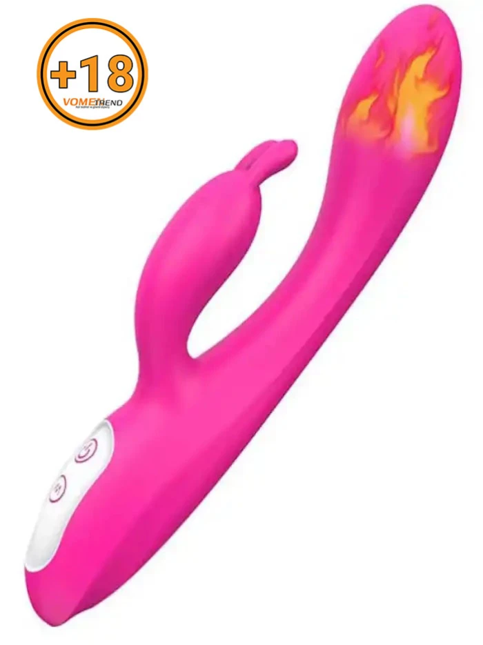 #S103 - 22 cm Isıtmalı Şarjlı Güçlü Titreşimli Tavşan Vibratör