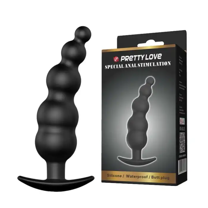 #B1266 - Pretty Love Boğumlu Anal Tıkaç 11,8 cm