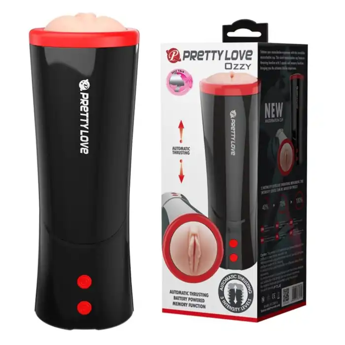 #B1278 - Süper Emiş Güçlü 3 Kademeli Sesli Teknolojik Suni Vajina Mastürbatör