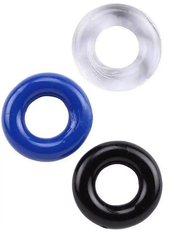 #901901 - 3’lü Silikon Penis Halkası