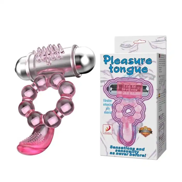 #1475 - Titreşimli Klitoral Uyarıcı Özel Tasarım Penis Halkası