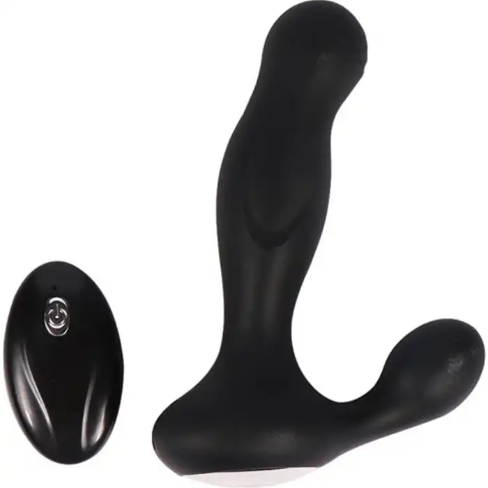 #BDM1044 - USB Şarjlı 10 Modlu Titreşimli Kumandalı Prostat Vibratör ve Anal Plug
